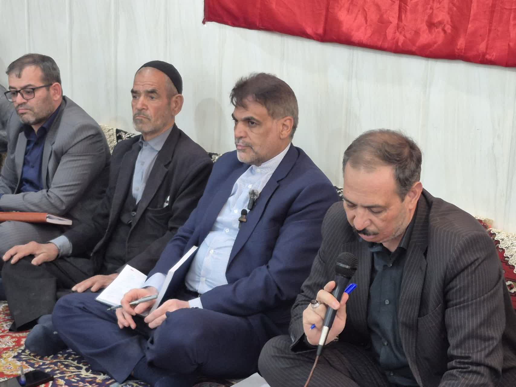 بررسی مشکلات روستاهای ریکان علیا و ریکان سفلی با حضور مسئولان شهرستان بهار